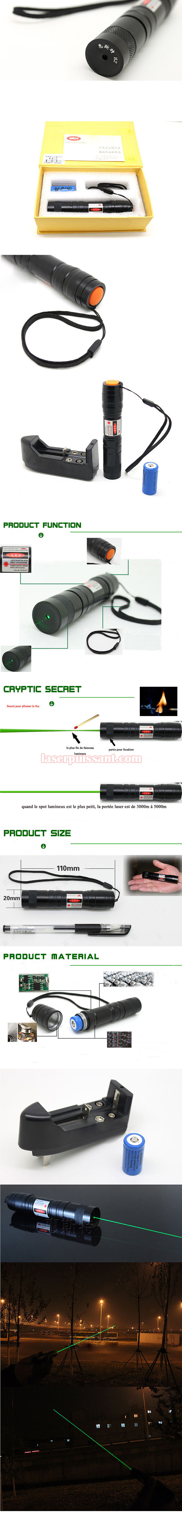 200mw pointeur laser vert