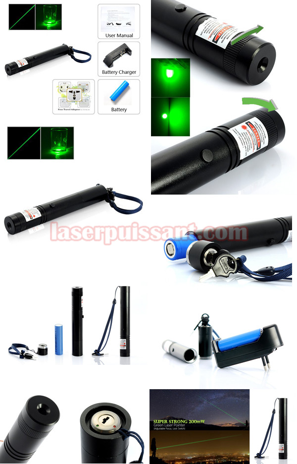 200mW Pointeur laser vert