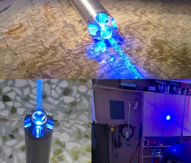 puissance haute laser bleu