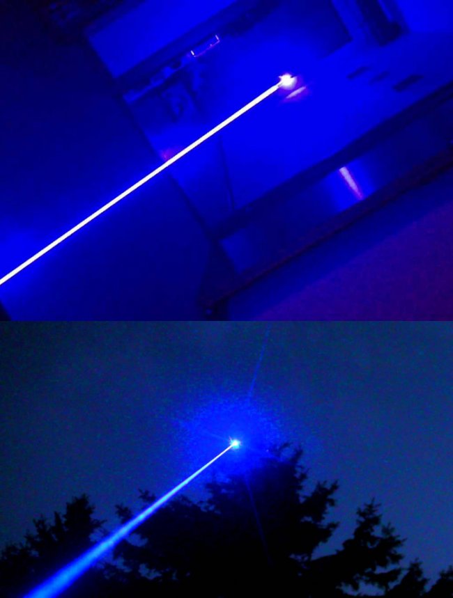 16000mW laser bleu
