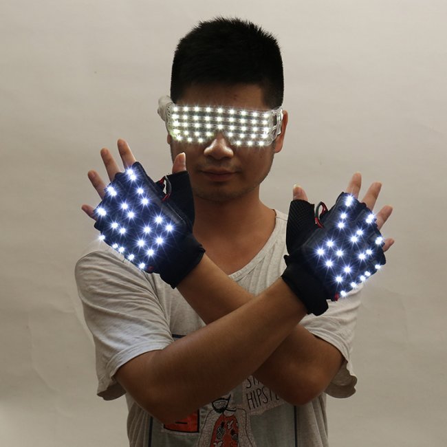 gant LED pour performance scène