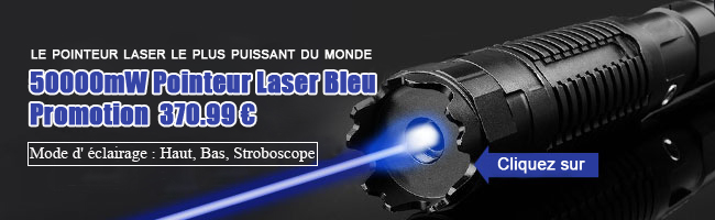 50000mW Pointeur laser bleu