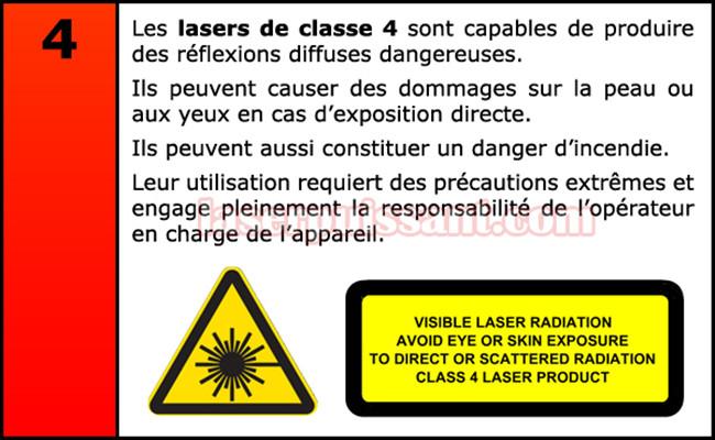 lasers de classe 4