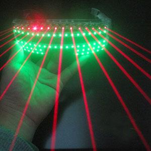 lunettes laser rouge LED