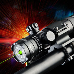 HTPOW Visée Laser, Laser Vert Carabine de Chasse Luxe Vert équipé 