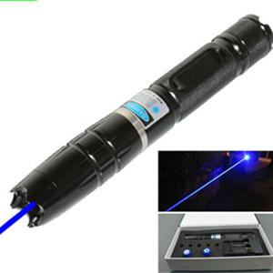 Puissant Pointeur Laser Bleu Torche 450nm 10000m Pointeurs Laser  Focalisables Laser Lampe De Poche Brûlant Match/Bur Jllzii Du 27,86 €