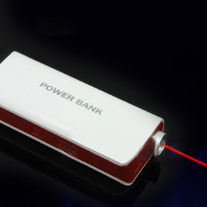 200mW laser rouge 5200mAh banque de puissance