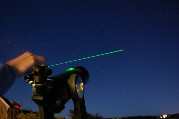distance pointeur laser