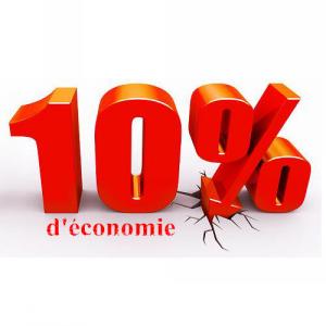 10% d'économie