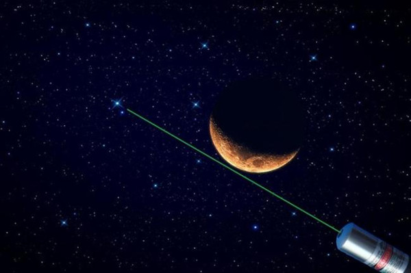 Pointeur laser astronomie