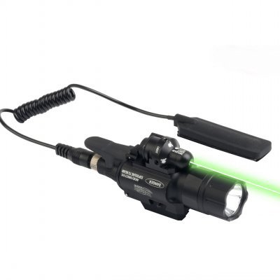 JG-2 Laser vert 5mW et lampe 2 en 1