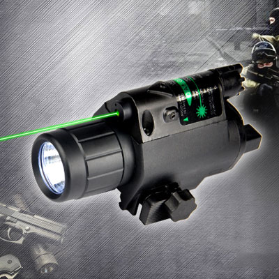 JGSD Combo laser vert 5mW et lampe LED tactique