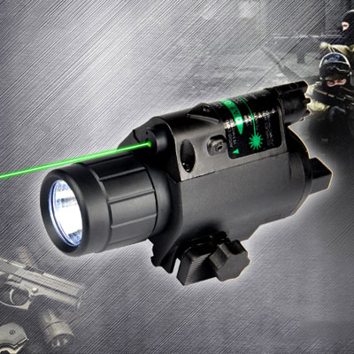 JGSD Combo laser vert 5mW et lampe LED tactique