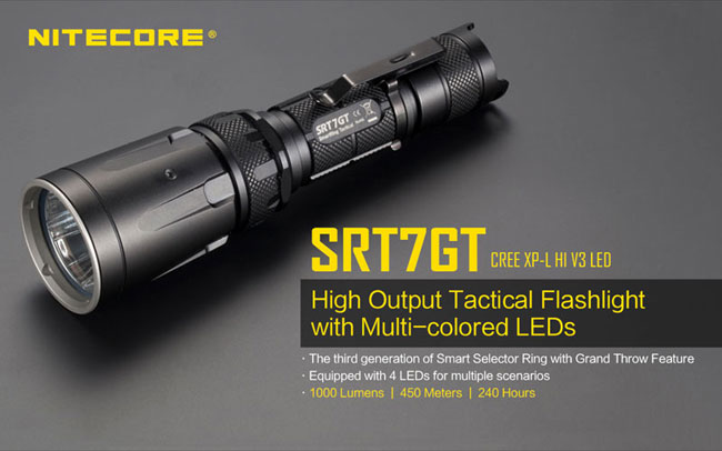 Nitecore SRT7G 1000 lumens lampe torche