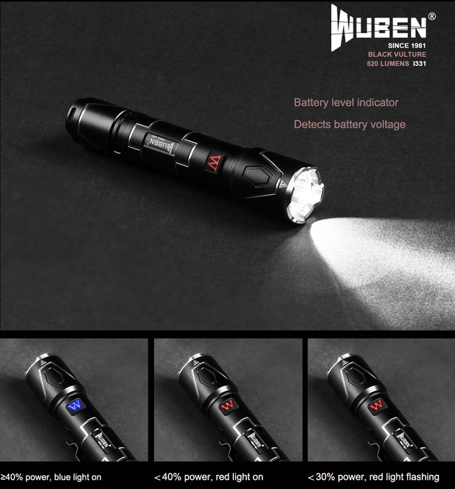 520 lumens lampe torche