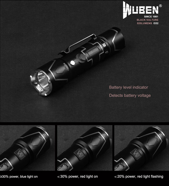 520 lumens lampe torche