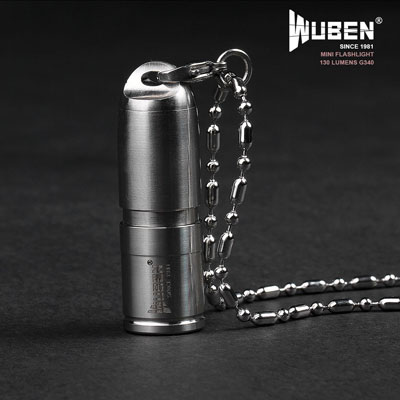 Wuben G338 130 Lumens lampe de poche collier mini