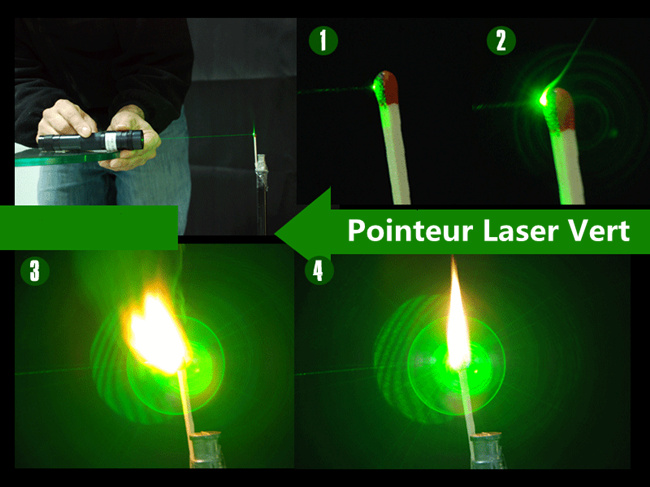 pointe laser vert DCLIKRE haute puissance avec coque Togo