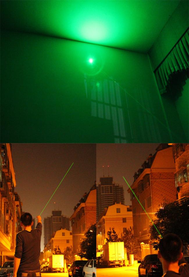 laser vert puissant