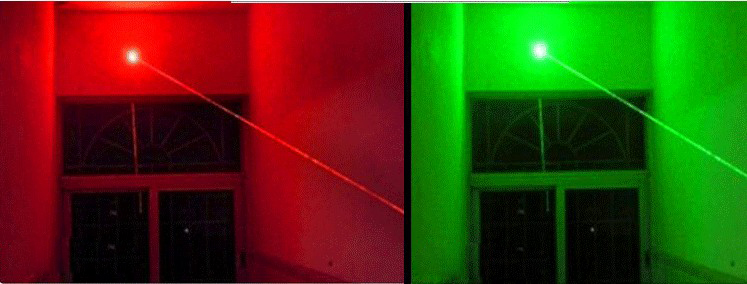 200mw Laser Vert et Rouge deux couleurs 2 en 1