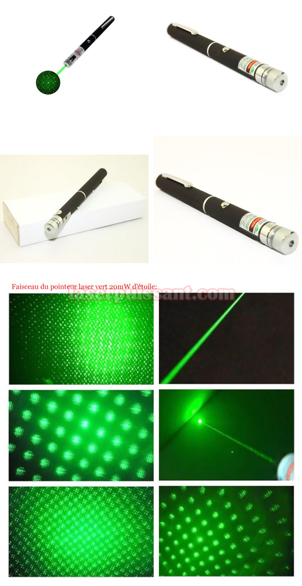 acheter pointeur laser vert 20mW