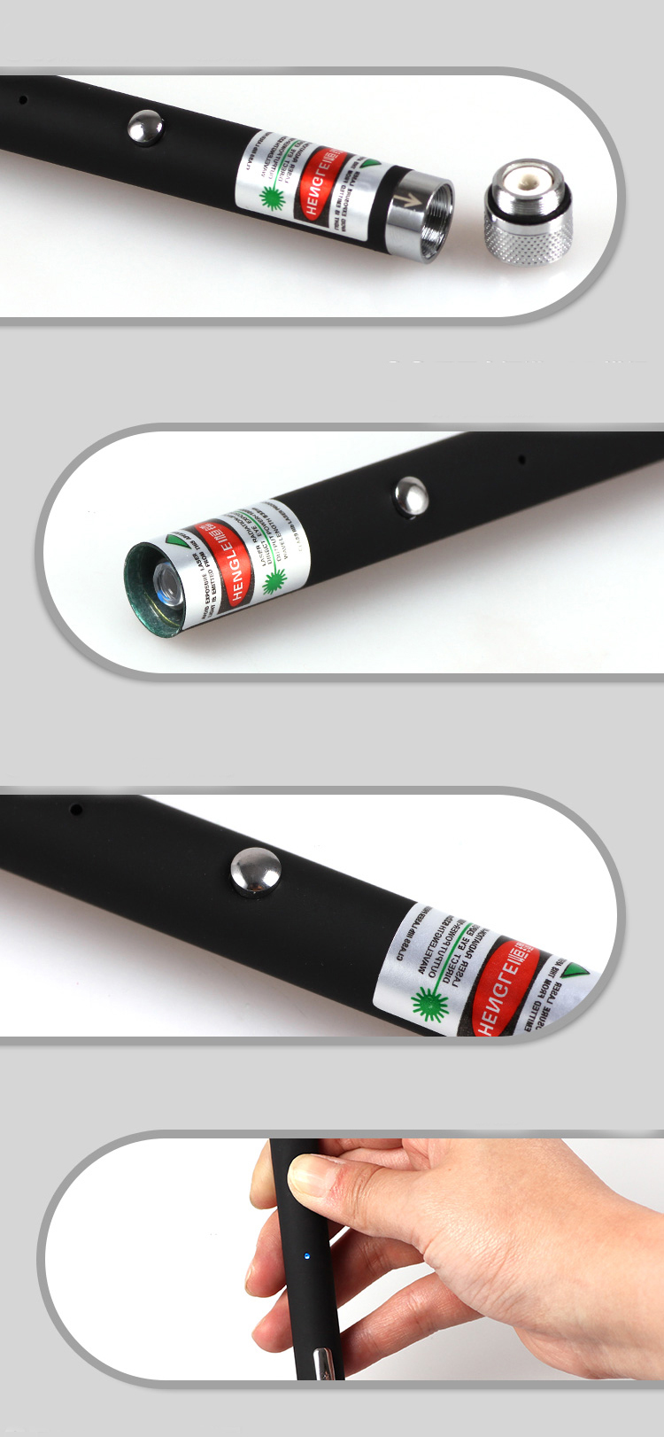 532nm 100mw pointeur laser vert avec faisceau d'étoile