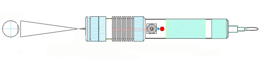 pile de pointeur laser vert 100mw