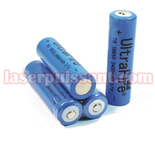 Pile au lithium 18650 pour pointeur laser