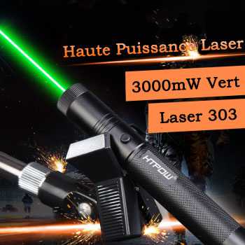 Pointeur laser vert 3000mW surpuissant
