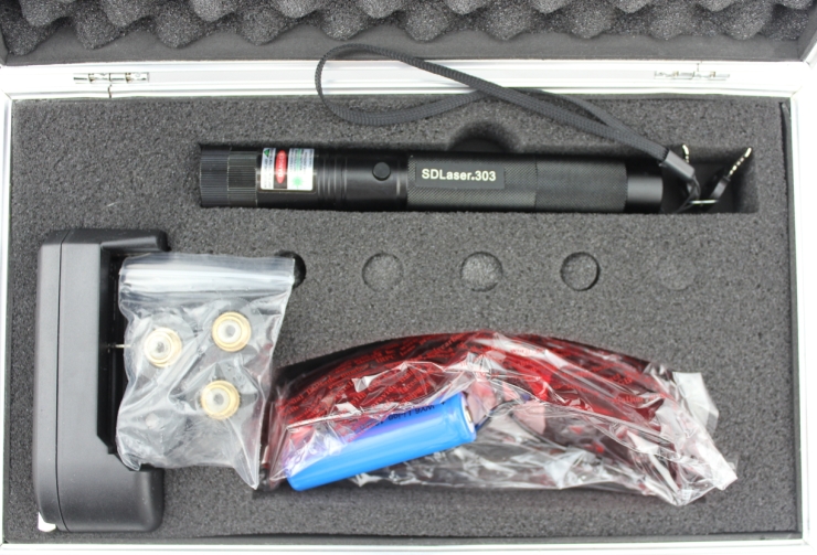 coffret de laser vert 