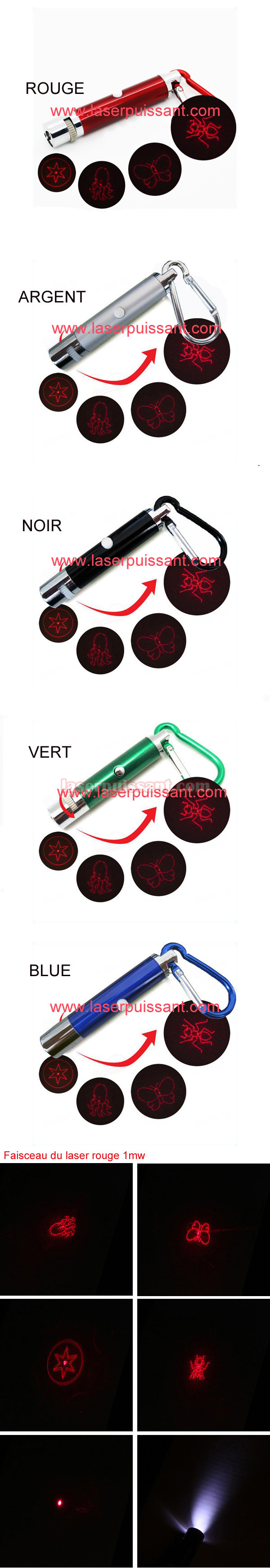 stylo laser 1mw rouge