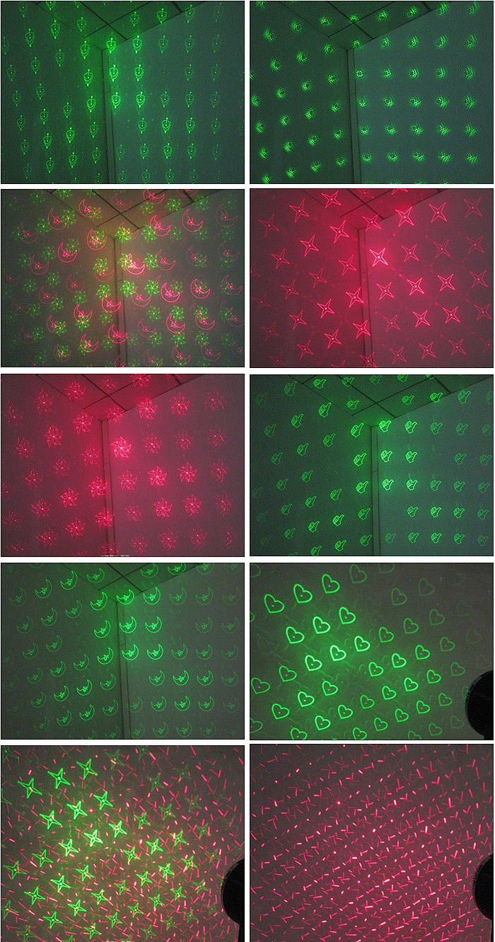 lumière laser de fête 