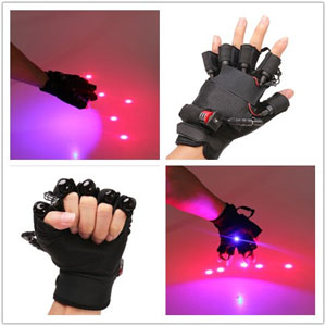 Gants laser rouge de bonne qualité