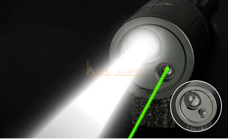 Mini-lampe torche LED aveuglante.