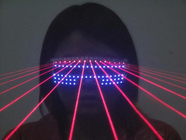 Lunettes laser rouge LED 650nm 