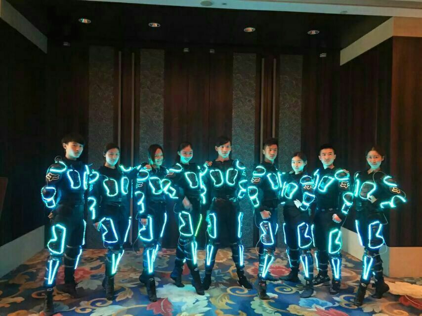 Nouveau Design Flash LED Costumes 