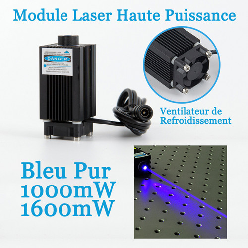 Module de gravure de laser bleu puissant focusable