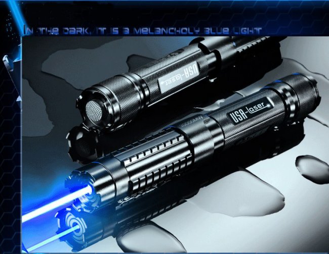 laser bleu 1500mW puissant
