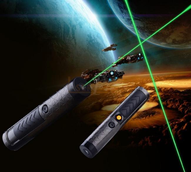 Stylo Laser Professionnel Pro - Classe II - Vert - USB - Lumière