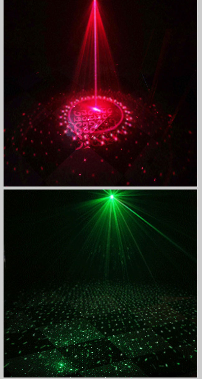lampe laser rouge et vert