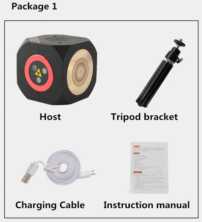 lampe laser Audio Bluetooth portable