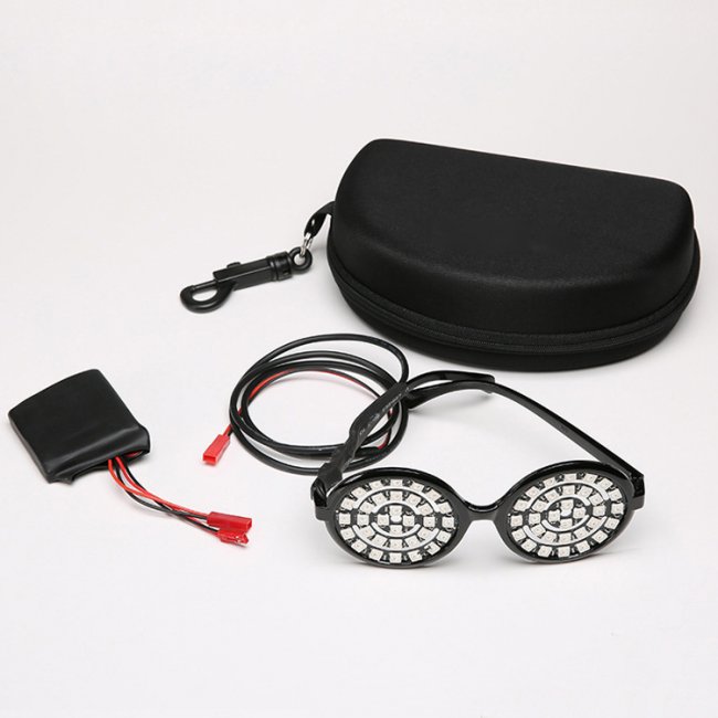 lunettes luminescents LED