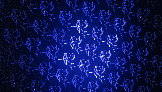 8en1 motif de tête laser bleu