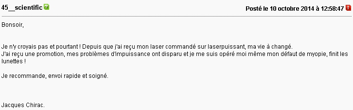 Avis de Laserpuissant