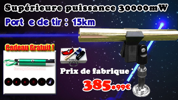 Pointeur laser le plus puissant du monde